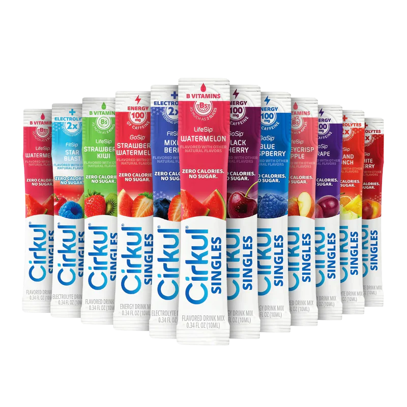 Refreshing Electrolyte 24-Pack Singles Variety Bundle GXPG - Electrolyte Hydration Enhanced Taste Cartridges - Default Title