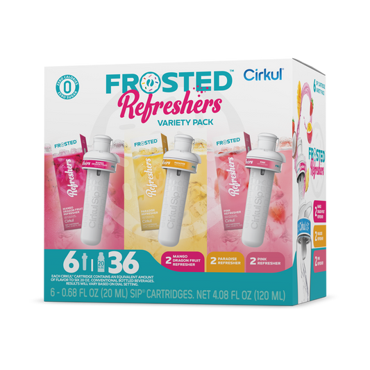 Sugar-Free Frosted Refreshers 6-Pack Variety Pack 1367 - Vitamin-Infused Natural Refreshing Flavor Core - Default Title