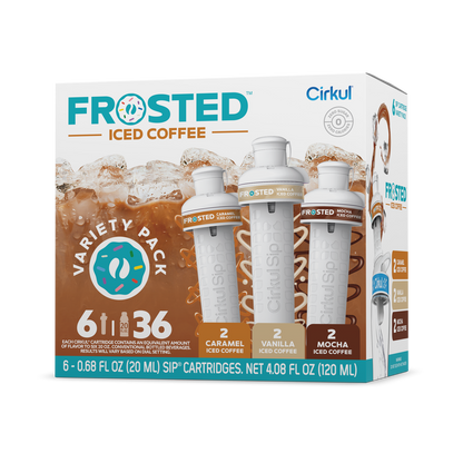 Vitamin-Infused Frosted Iced Coffee 6-Pack Variety Pack RAJT - Sugar-Free Fruit Flavor Cartridge Refill - Default Title