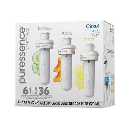 Vitamin-Infused Puressence 6-Pack Variety Pack 3T3F - Vitamin-Infused Natural Refreshing Flavor Core - Default Title