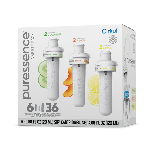 Vitamin-Infused Puressence 6-Pack Variety Pack 3T3F - Vitamin-Infused Natural Refreshing Flavor Core - Default Title