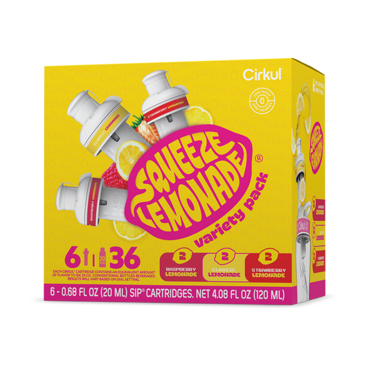 Vitamin-Infused Squeeze Lemonade 6-Pack Variety Pack 3TLS - Vitamin-Infused Natural Refreshing Flavor Core - Default Title