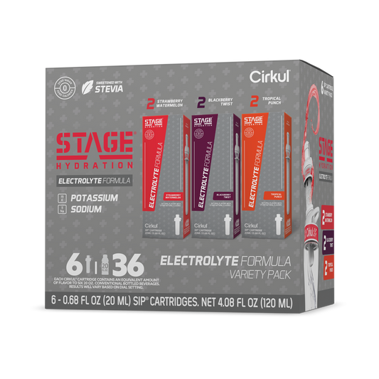 Natural Fruit Flavored Stage 6-Pack Variety Pack 4ZSP - Zero-Calorie Multi-Flavor Sip Pods for Water Bottle - Default Title