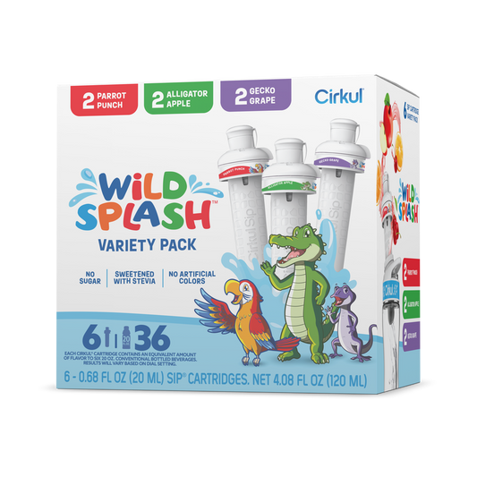 Refreshing Electrolyte Wild Splash 6-Pack Variety Pack 2TB7 - Sugar-Free Fruit Flavor Cartridge Refill - Default Title