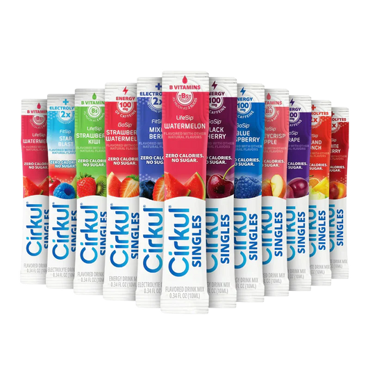 Refreshing Electrolyte 24-Pack  Singles Variety Bundle GXPG - Electrolyte Hydration Enhanced Taste Cartridges - Default Title