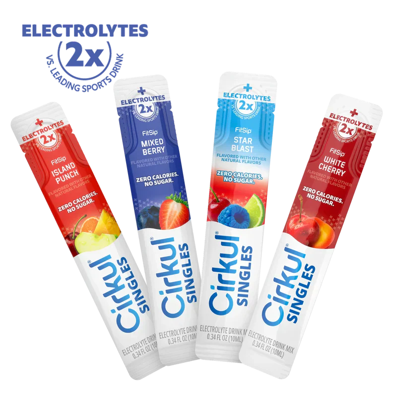 Natural Fruit Flavored 16-Pack  Singles FitSip Bundle J8XB - Vitamin-Infused Natural Refreshing Flavor Core - Default Title