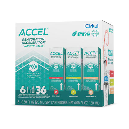 Refreshing Electrolyte Accel 6-Pack Variety Pack IZ9I - Vitamin-Infused Natural Refreshing Flavor Core - Default Title