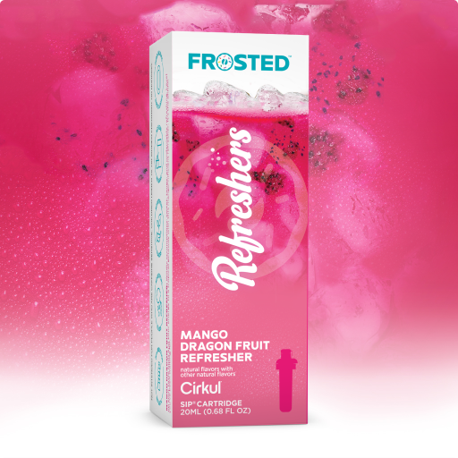 Refreshing Electrolyte Frosted Mango Dragon Fruit Refresher 5X1T - Electrolyte Hydration Enhanced Taste Cartridges - Default Title