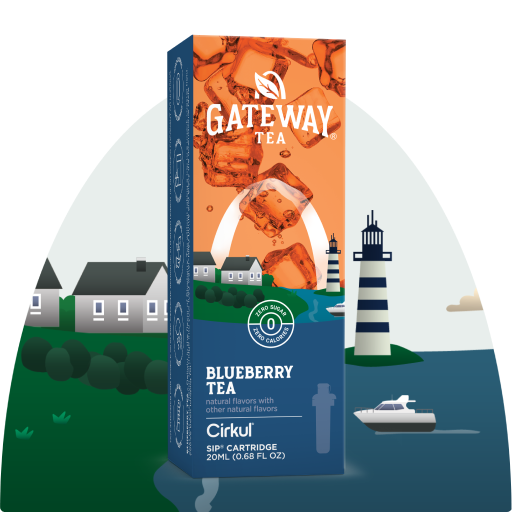 Sugar-Free Gateway Blueberry Tea BF2I - Electrolyte Hydration Enhanced Taste Cartridges - Default Title