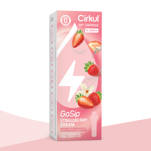 Zero-Calorie GoSip Strawberry Dream OAF9 - Zero-Calorie Multi-Flavor Sip Pods for Water Bottle - Default Title