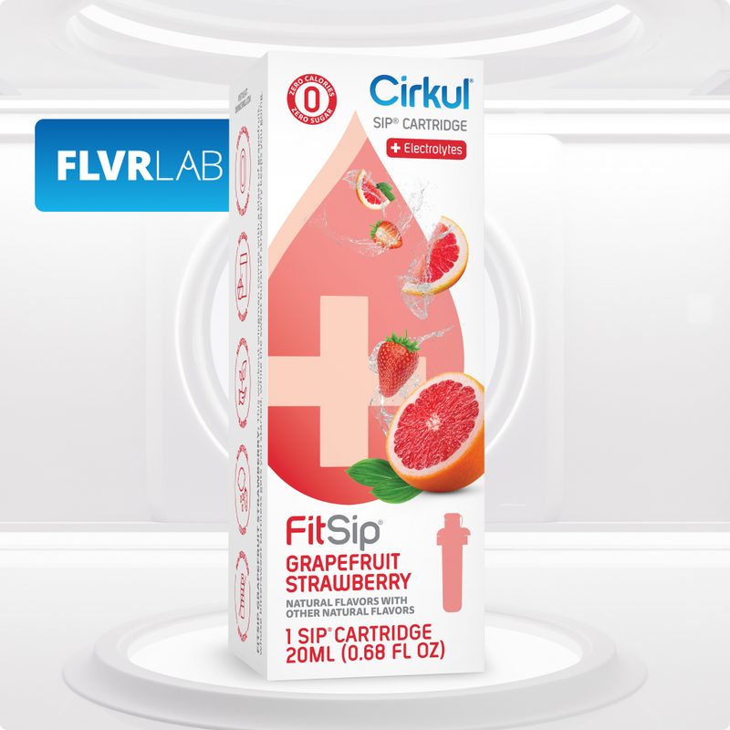 Sugar-Free FitSip Grapefruit Strawberry QAST - Sugar-Free Fruit Flavor Cartridge Refill - Default Title