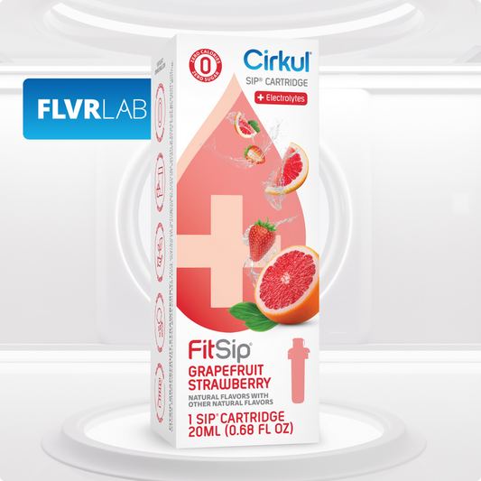 Sugar-Free FitSip Grapefruit Strawberry QAST - Sugar-Free Fruit Flavor Cartridge Refill - Default Title