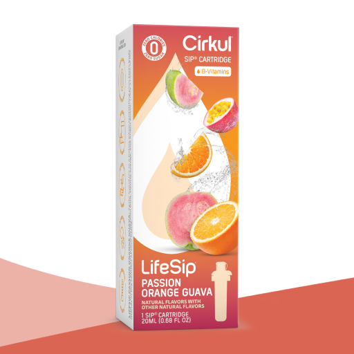 Zero-Calorie LifeSip Passion Orange Guava 375X - Zero-Calorie Multi-Flavor Sip Pods for Water Bottle - Default Title