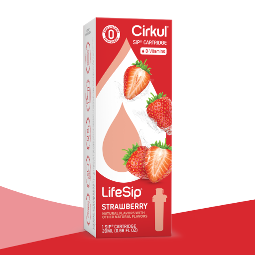 Vitamin-Infused LifeSip Strawberry ZNZ2 - Sugar-Free Fruit Flavor Cartridge Refill - Default Title