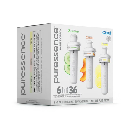 Vitamin-Infused Puressence 6-Pack Variety Pack 3T3F - Vitamin-Infused Natural Refreshing Flavor Core Detail