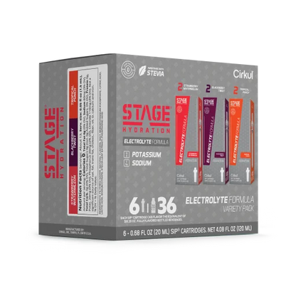 Natural Fruit Flavored Stage 6-Pack Variety Pack 4ZSP - Zero-Calorie Multi-Flavor Sip Pods for Water Bottle Detail